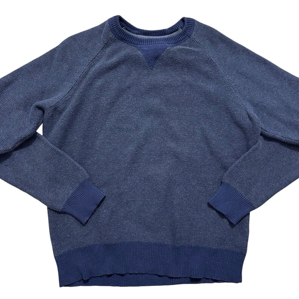 Johnston & Murphy Men's Blue Crewneck Sweater